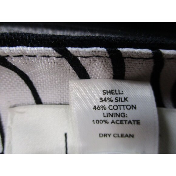 Ann Taylor Loft Womens Black & White Floral Print Skirt Size 8 - Picture 8 of 9